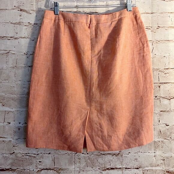 J. Crew linen lightweight straight skirt - Picture 6 of 6